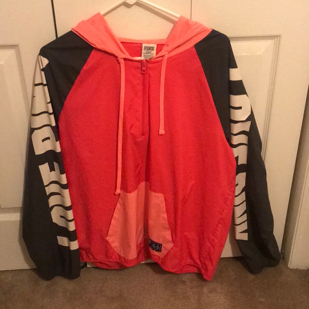 PINK VICTORIAS SECRET ANORAK/ WINDBREAKER
